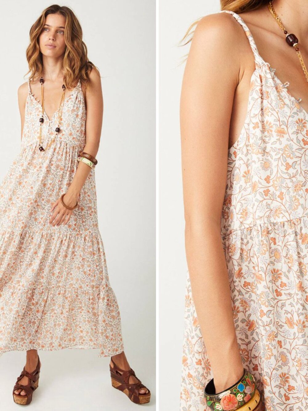 Spell Sunshine Bandit Strappy Gown – Desert Sage – Medium – NWT – Rare! - Picture 4 of 16